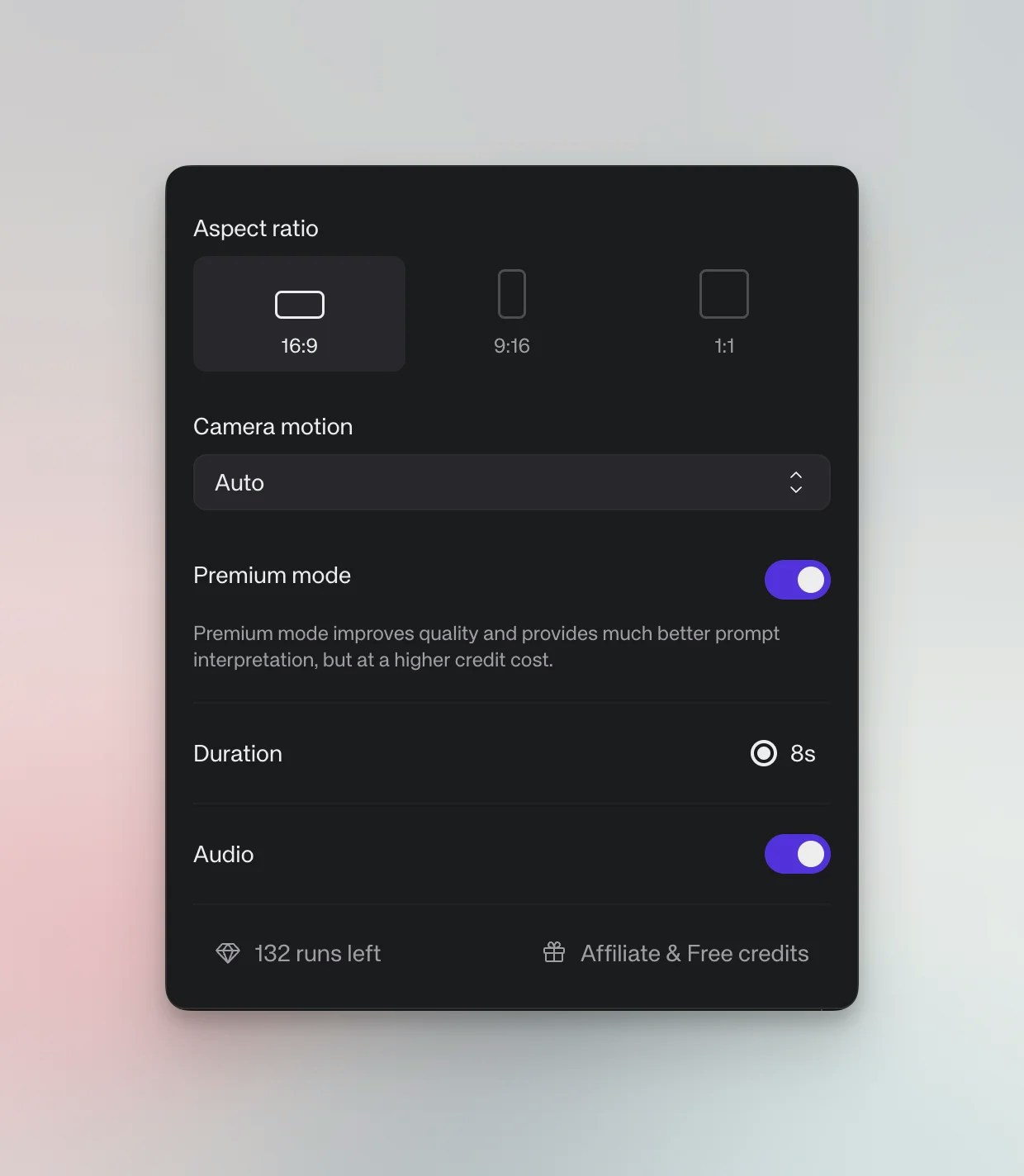 Video aspect ratio
detail