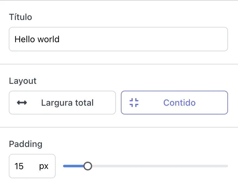 Resulting fields in editor