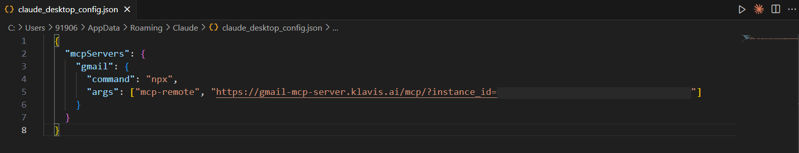 claude_desktop_config.json file in Claude Web/Desktop