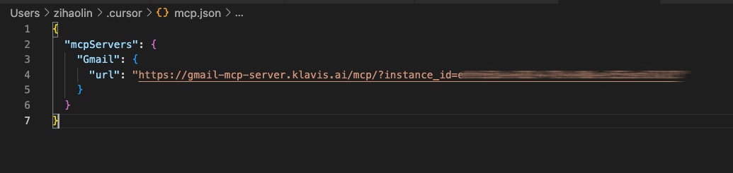 mcp.json file in Cursor IDE