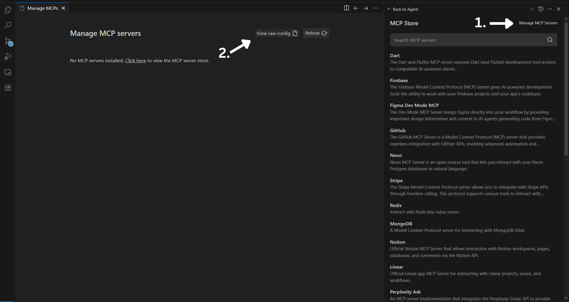 Raw Config File in Antigravity IDE Settings