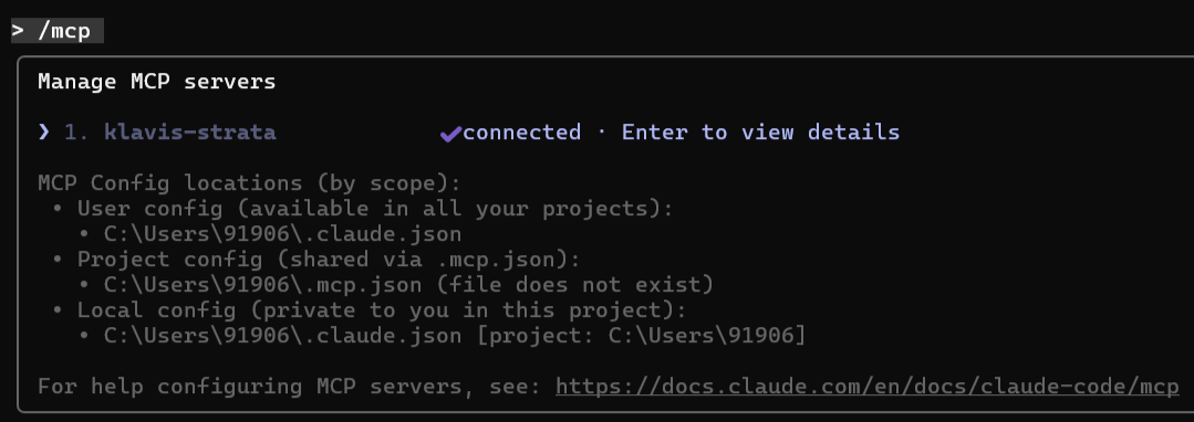 MCP Configuration in Claude Code