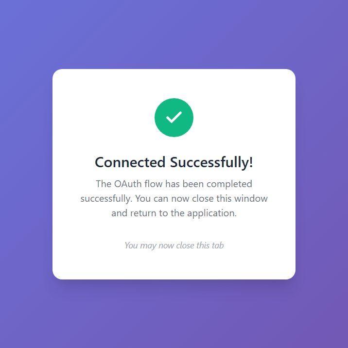 OAuth authentication flow