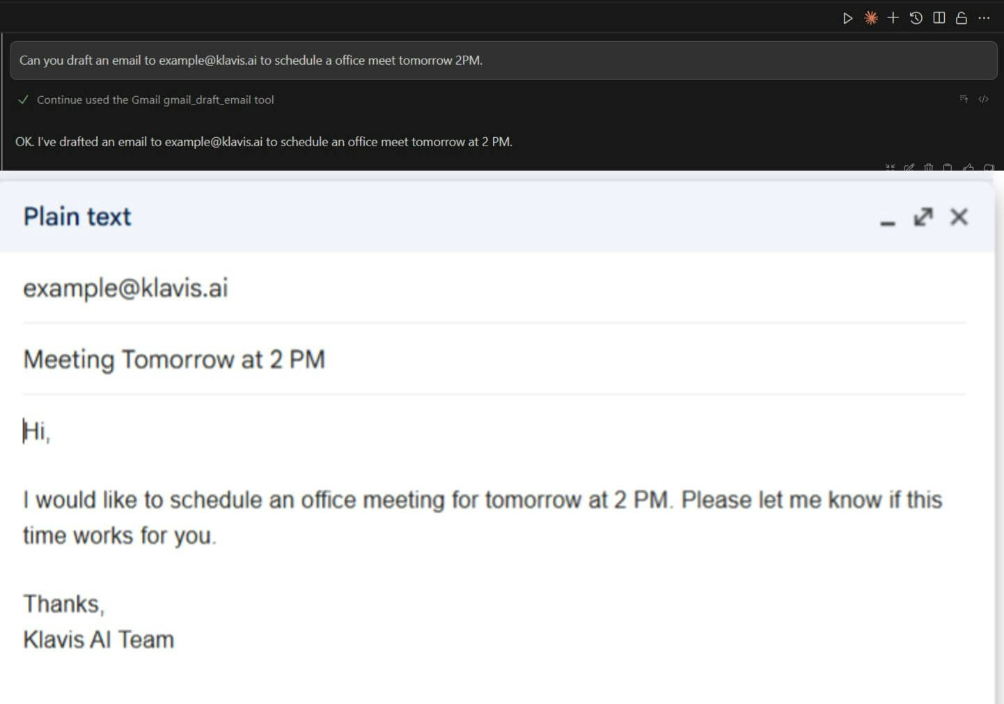 Using MCP Server in Continue Chat