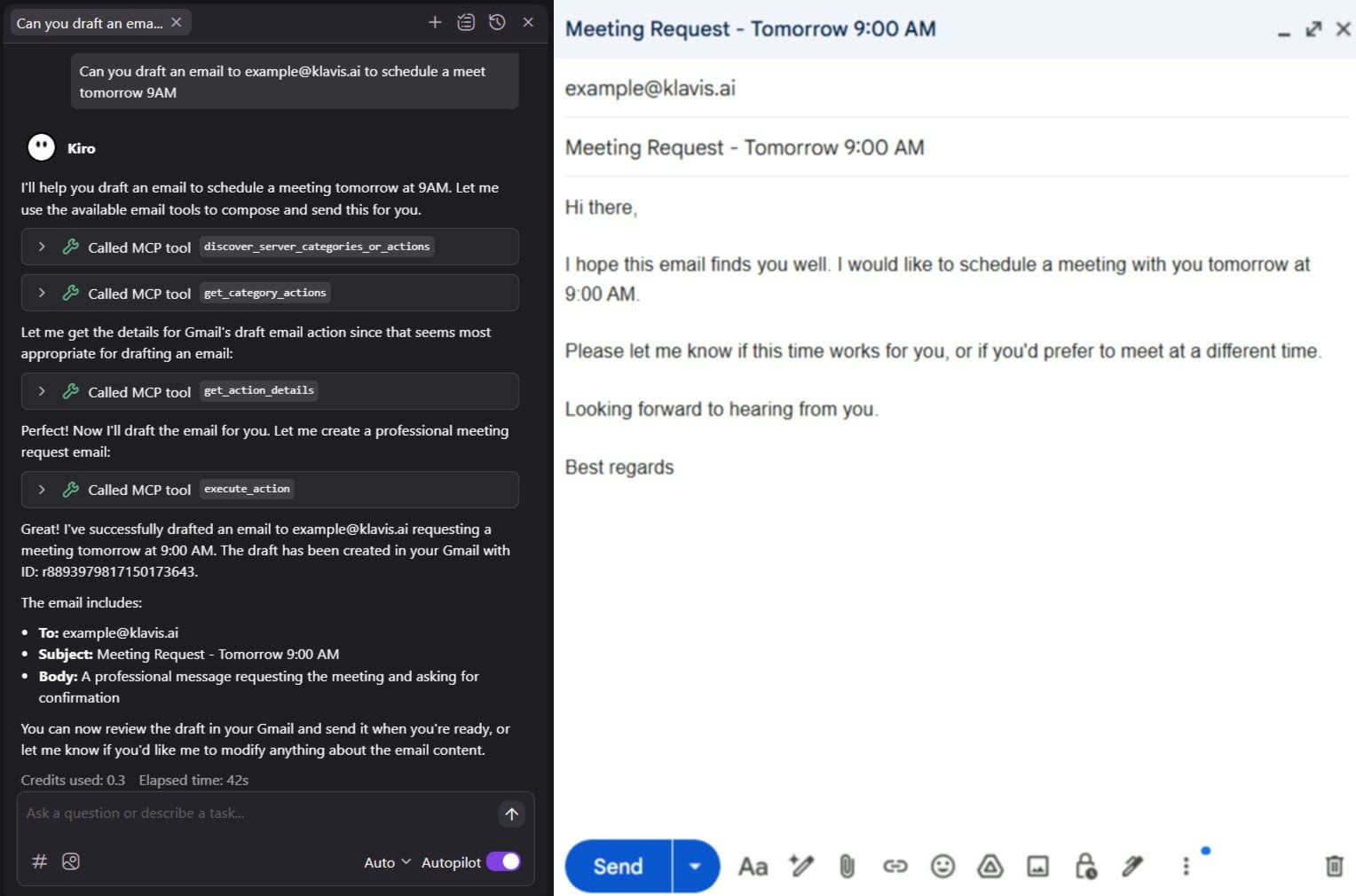 Using Strata in Kiro Chat