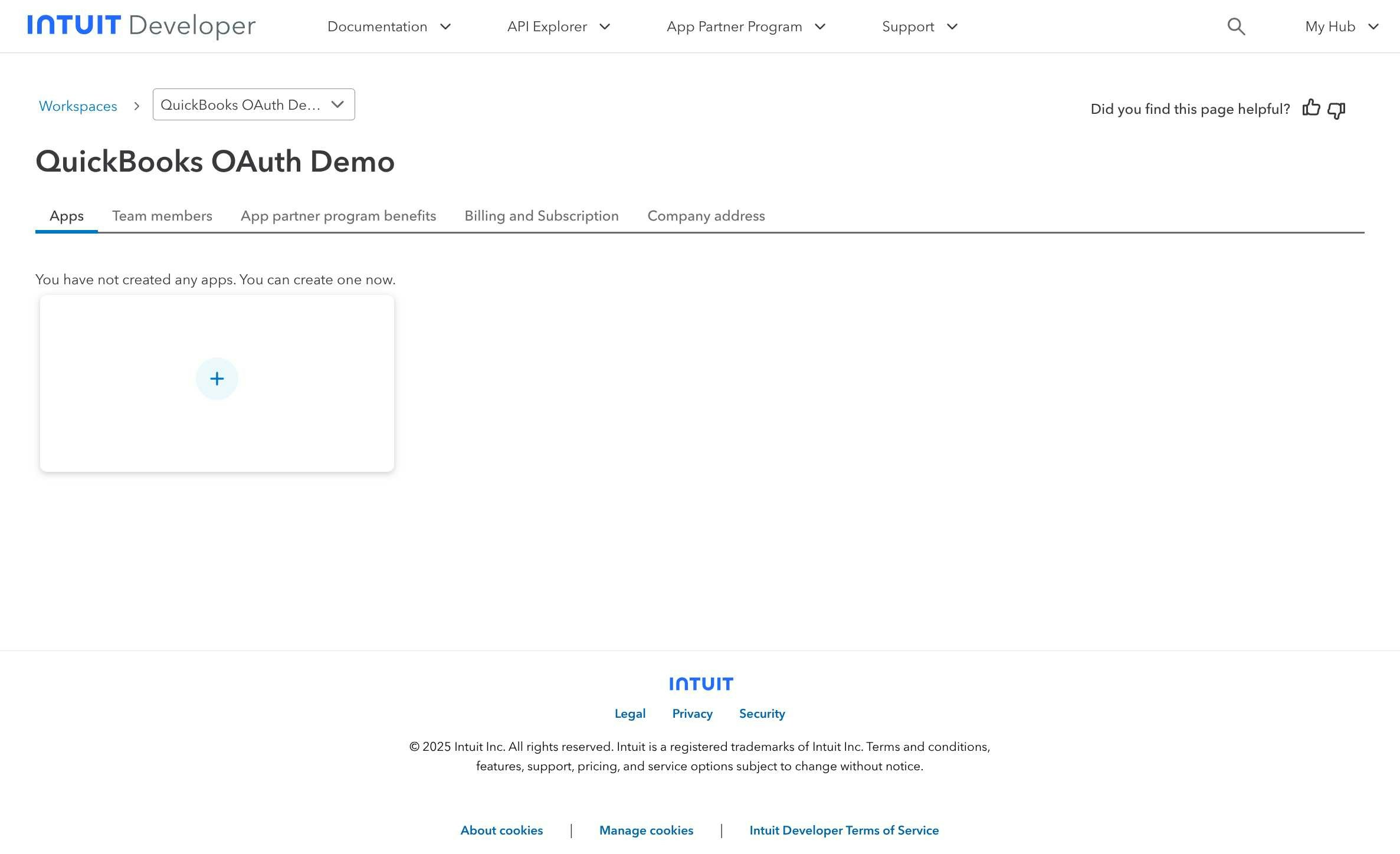 Workspace Dashboard