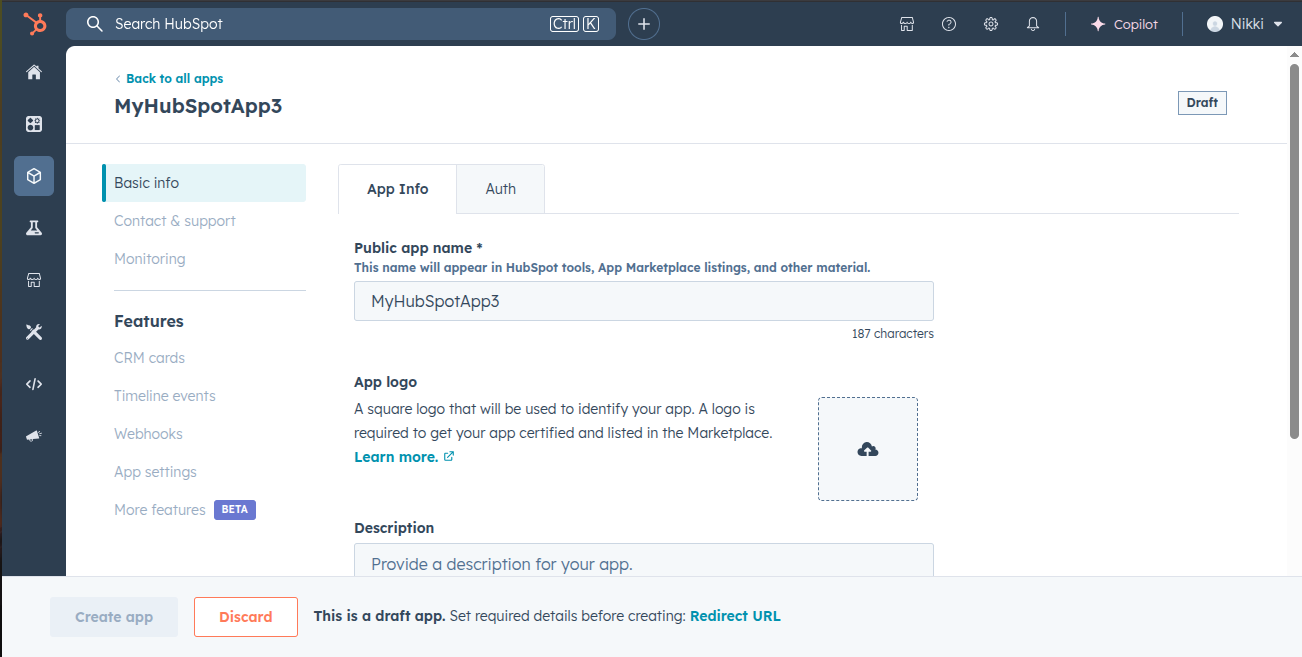 HubSpot App Form