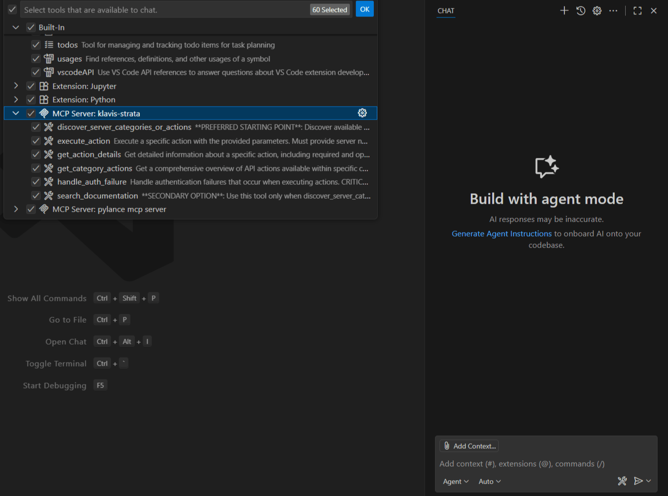 Strata Tools loading in VS Code