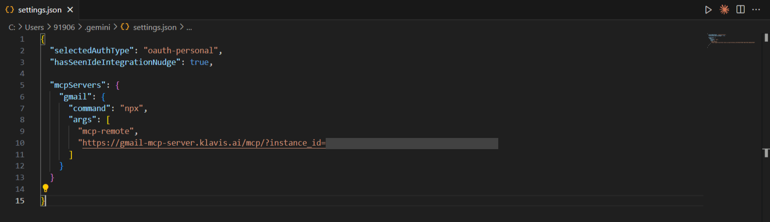 Gemini CLI Settings