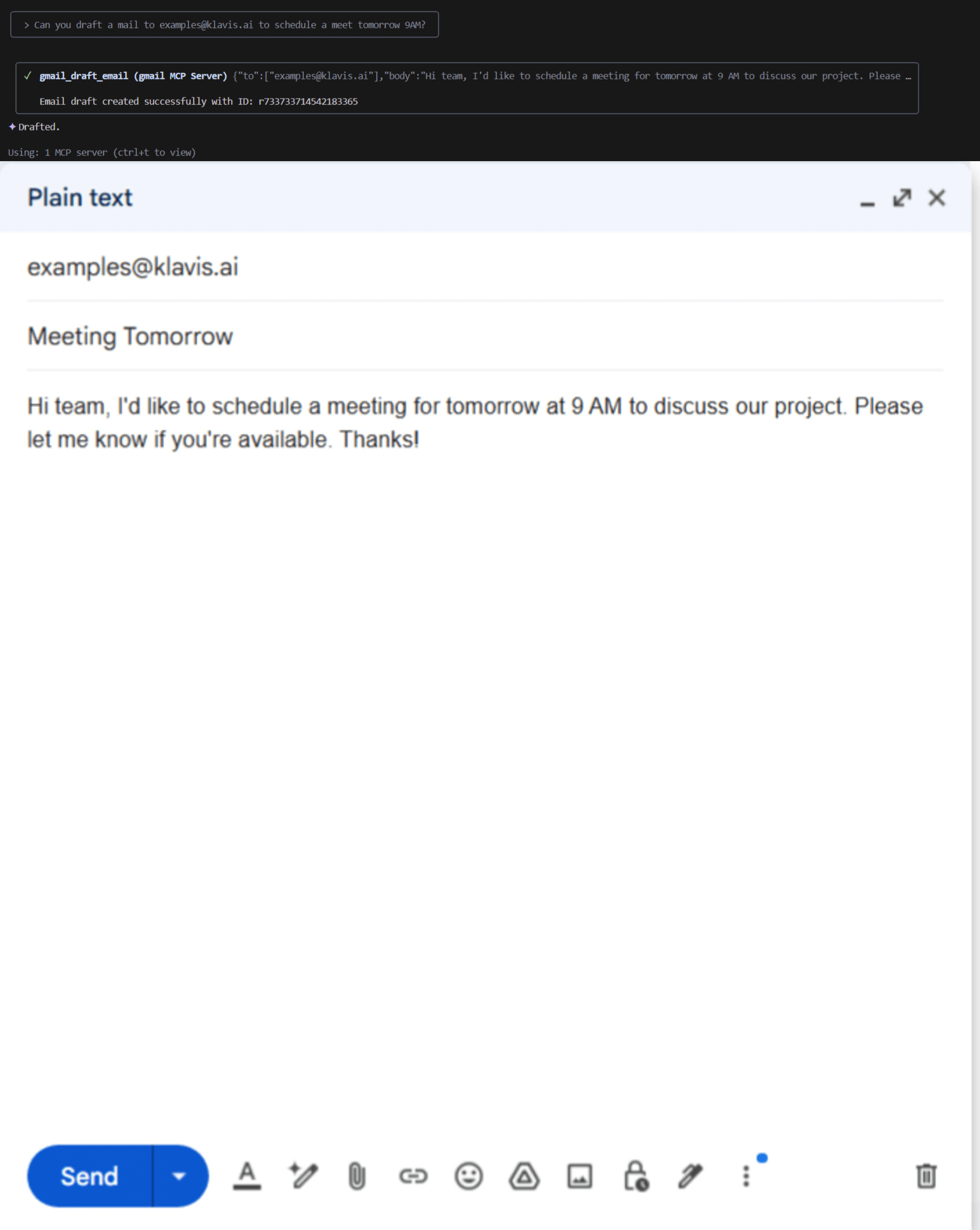Using MCP Server in Gemini CLI Chat
