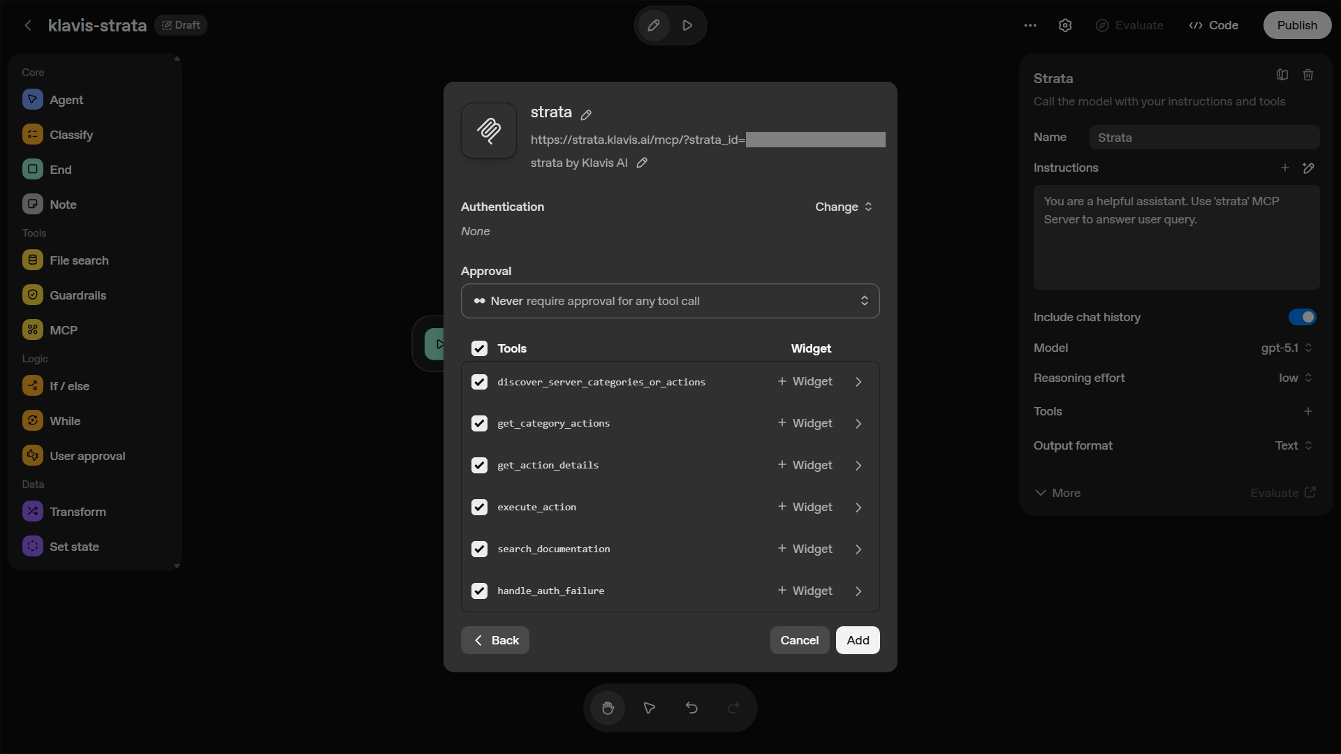 Adding Strata as Agent