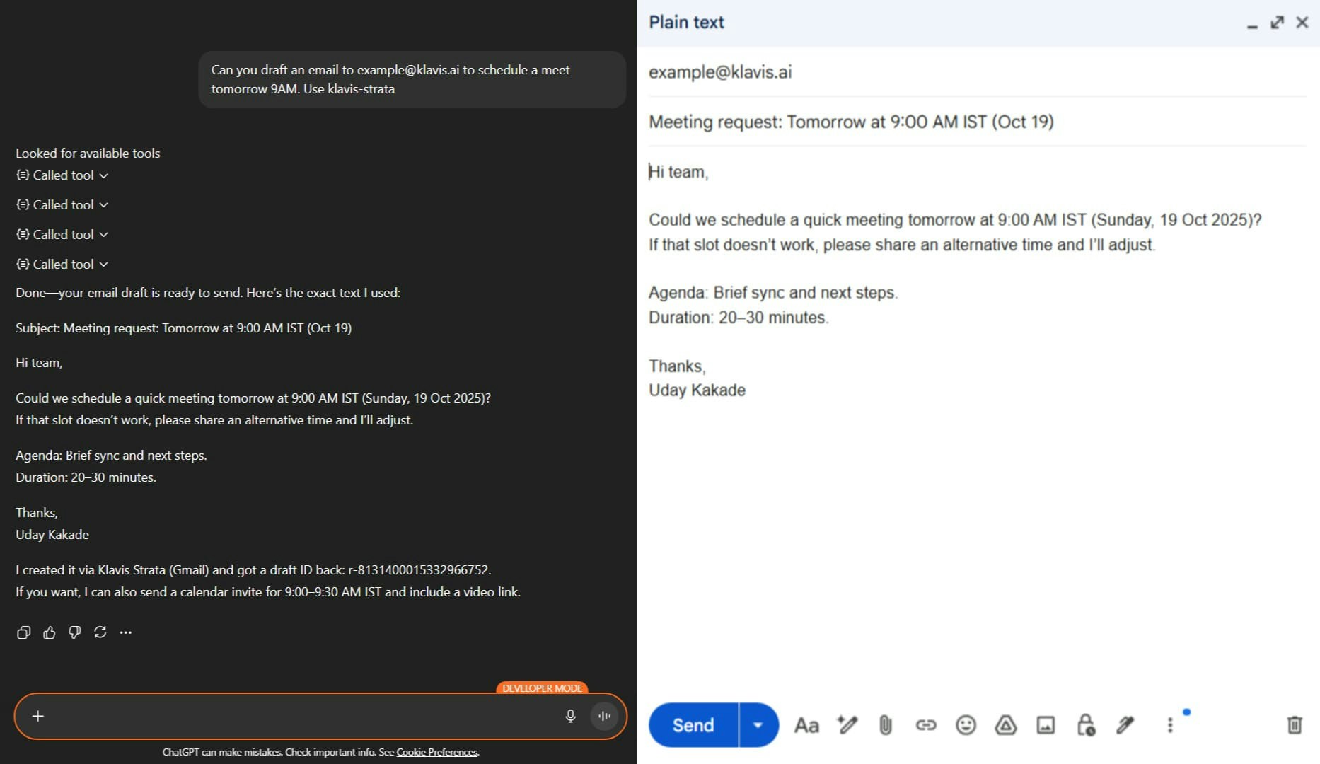 Using MCP Server in ChatGPT Chat