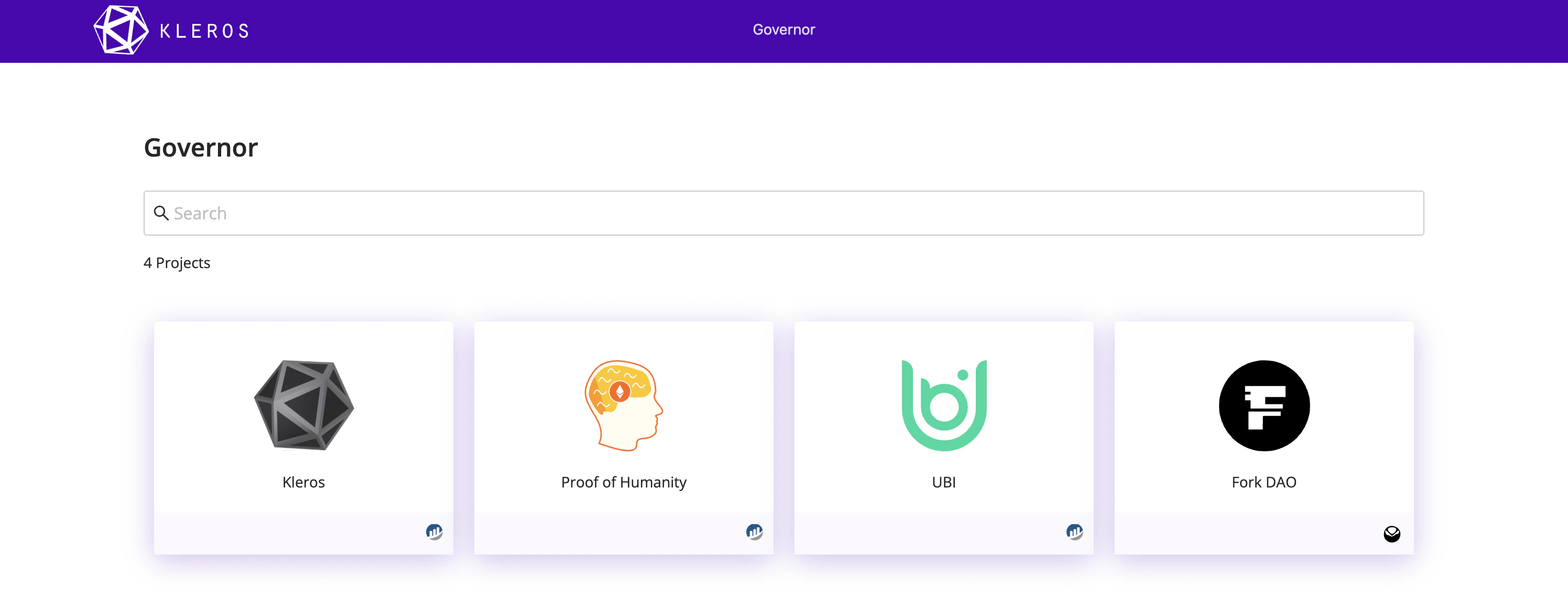 Kleros Governor Interface