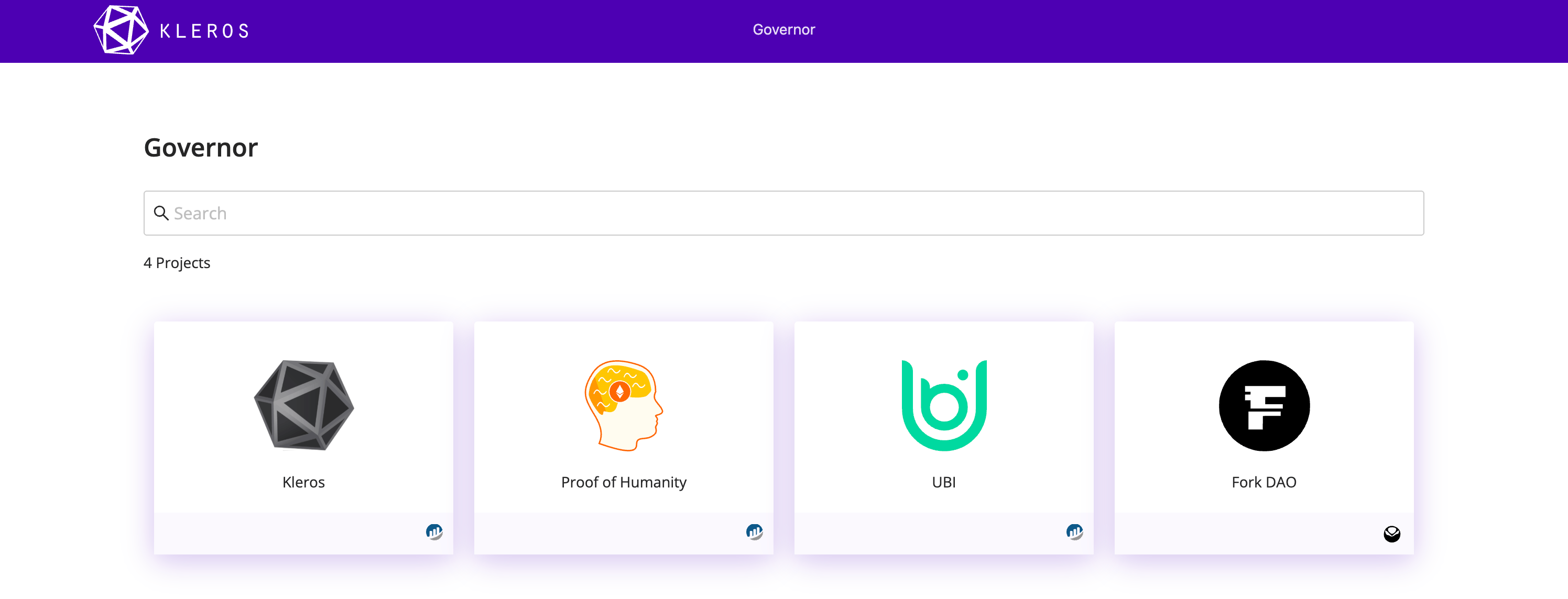 Kleros Governor Interface