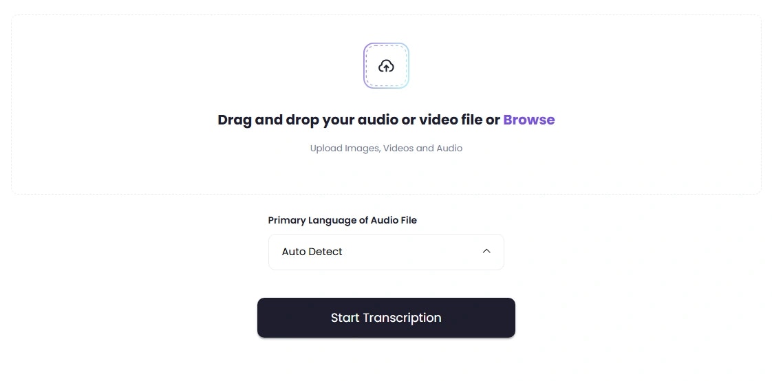 Klyra Ai Audio Transcribe Web