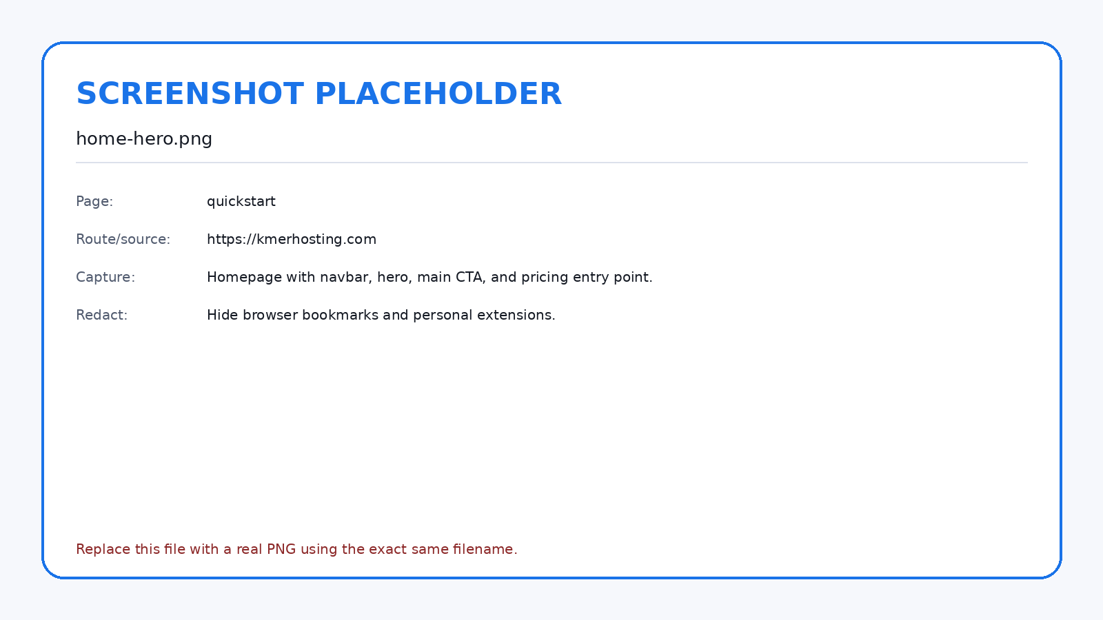 The KmerHosting public website is the entry point for solutions, pricing, account creation, and documentation.