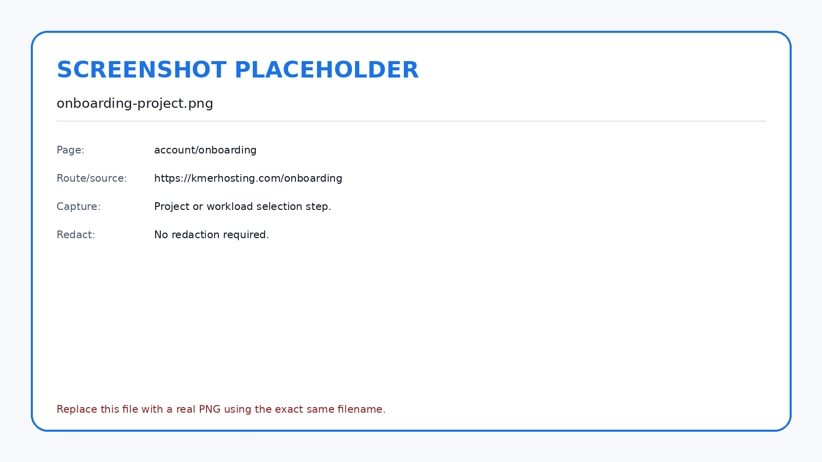 Choose the main workload rather than every possible future use case.