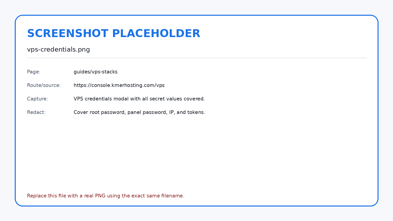 Retrieve the credentials from the protected service page and redact them in documentation screenshots.