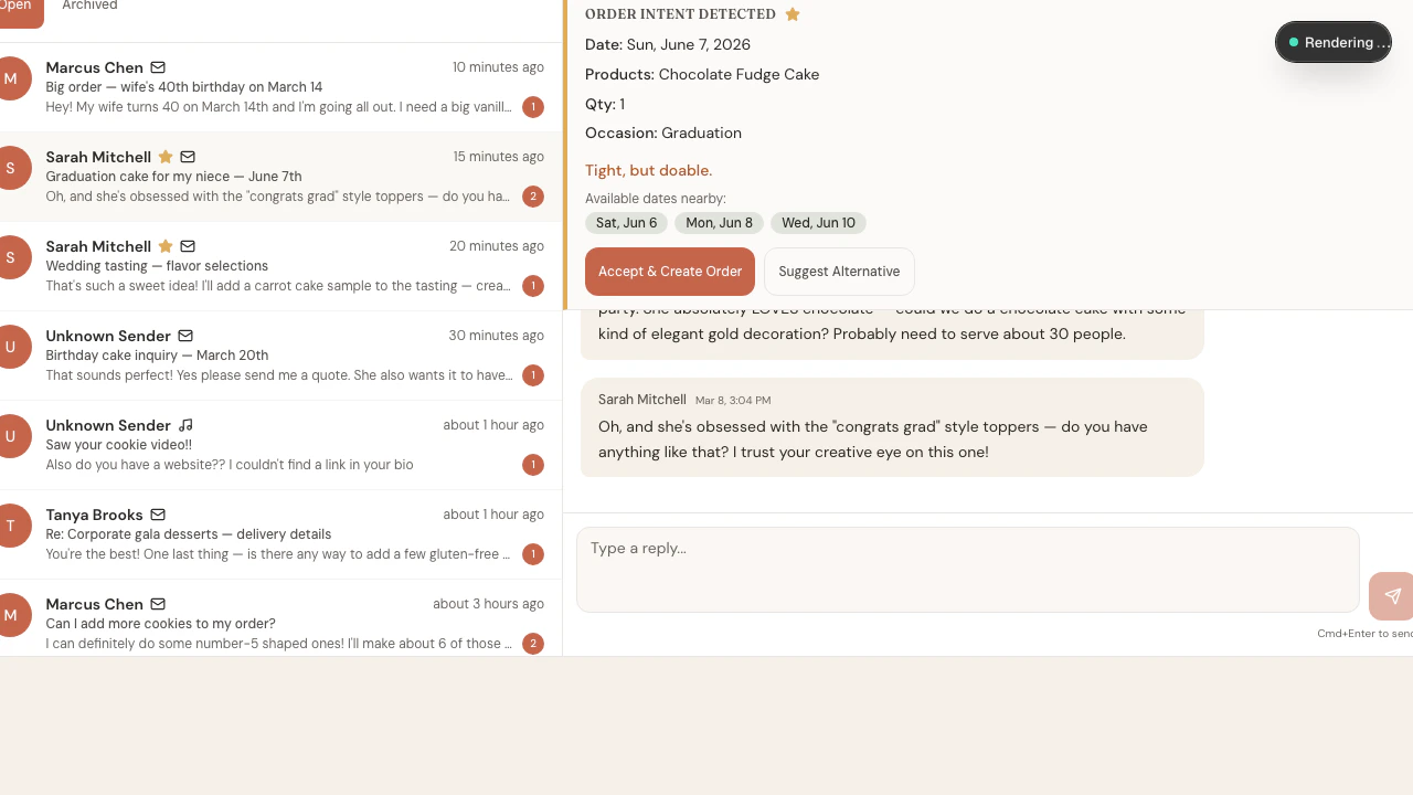 Conversation with tight capacity showing amber border, alternative date chips, and Suggest Alternative button