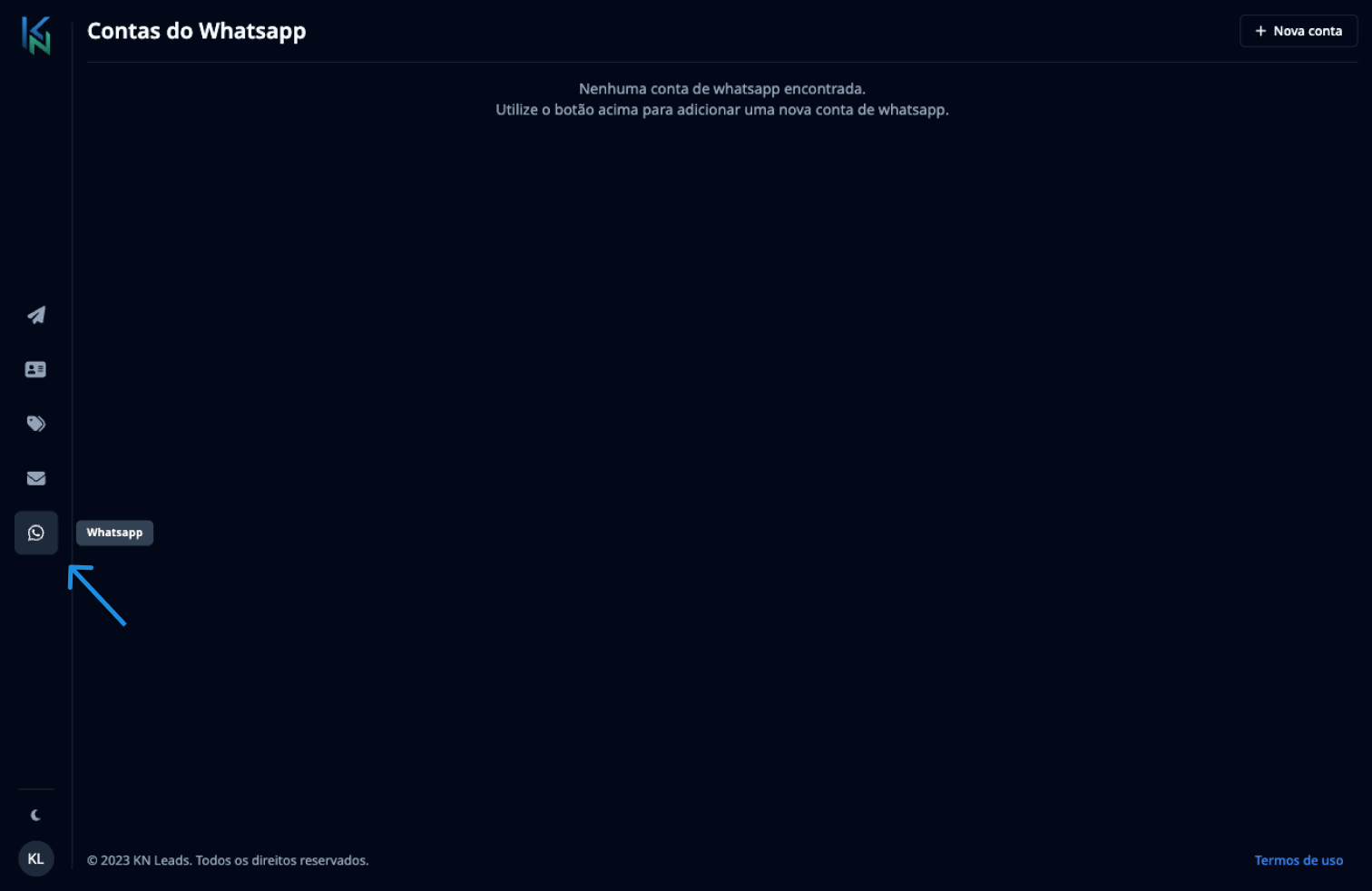 Accessing Whatsapp instances Dark