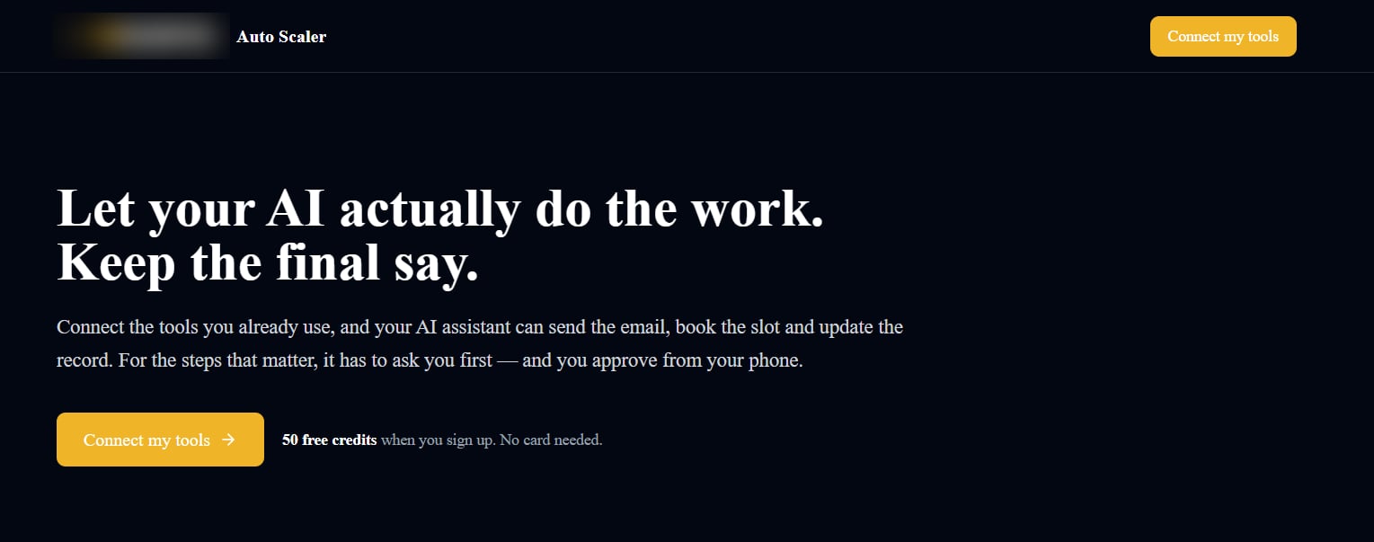 The customer-facing Integrations & Approvals landing page