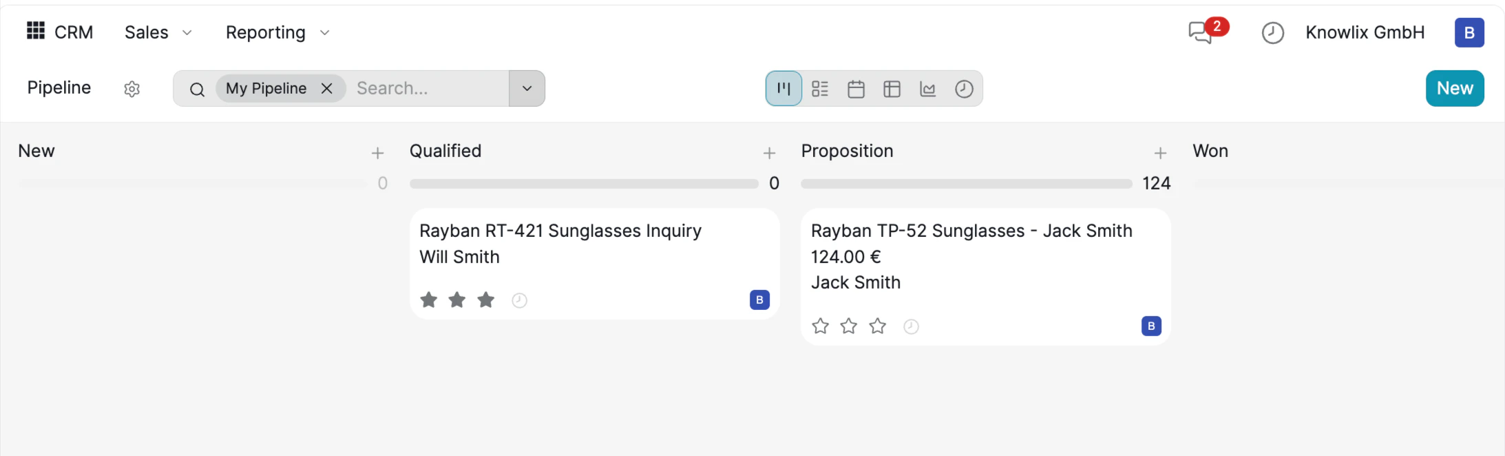 CRM Pipeline Dashboard