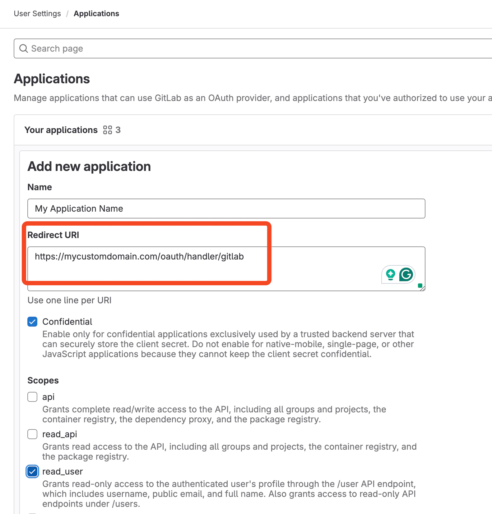 GitLab Configuration 3