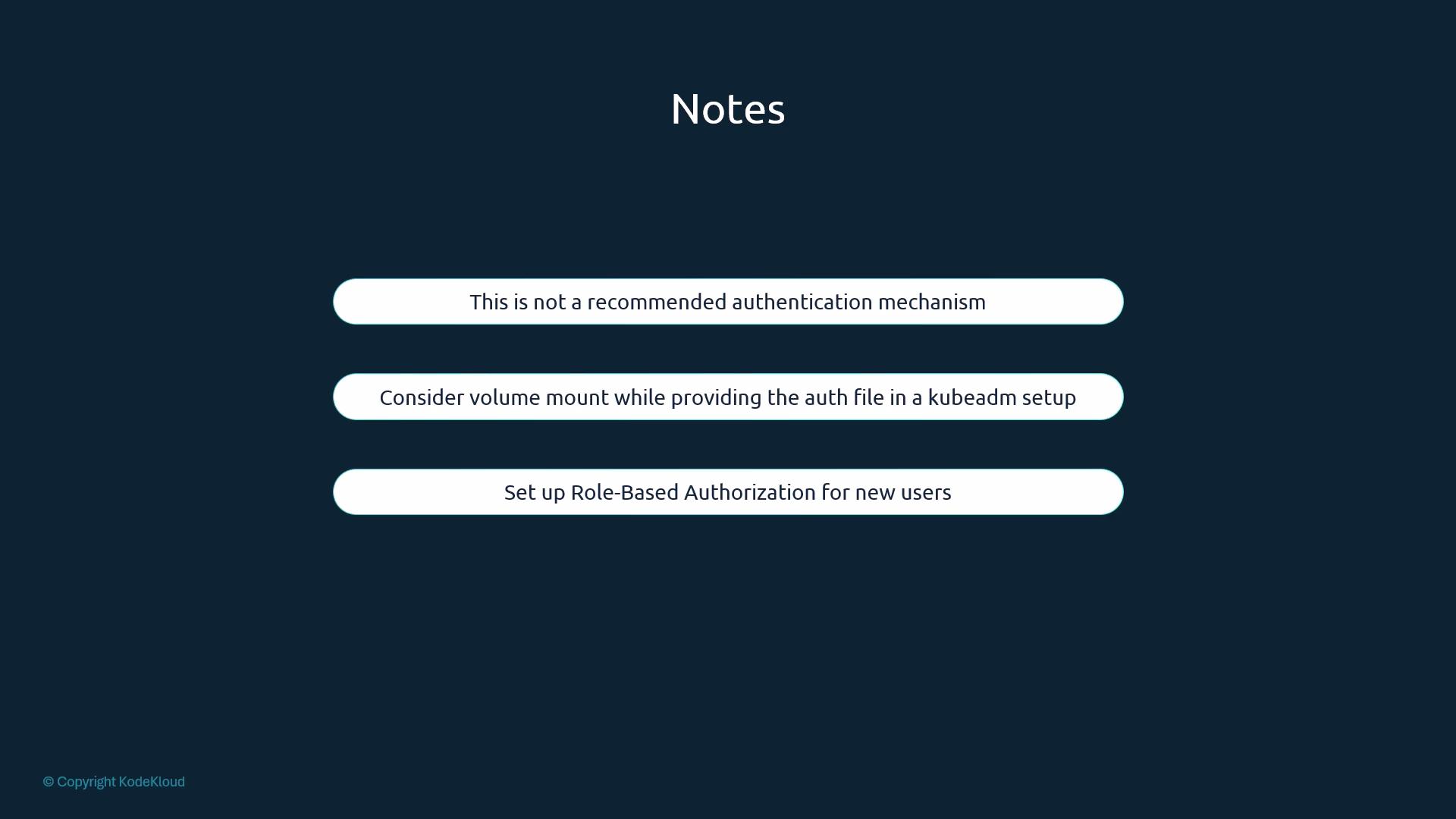 Authentication - KodeKloud