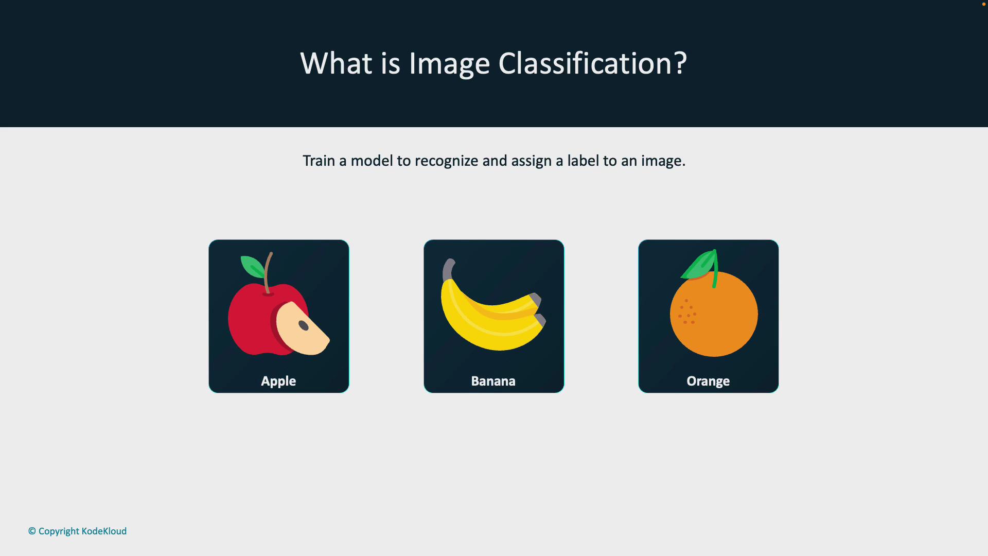 Image Classification and Object Detection - KodeKloud