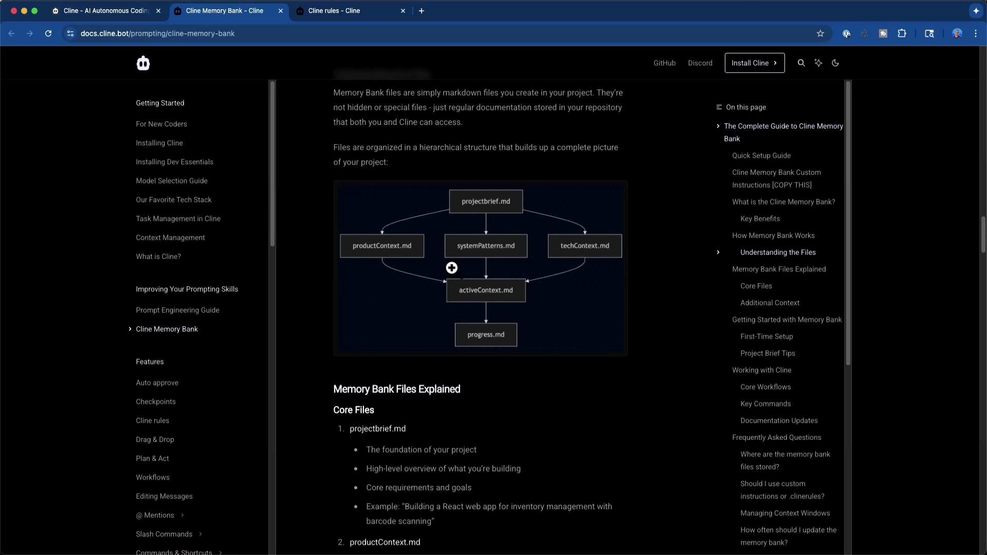 Memory Project Setup Demo Ideal Setup Rules and Memory Bank - KodeKloud