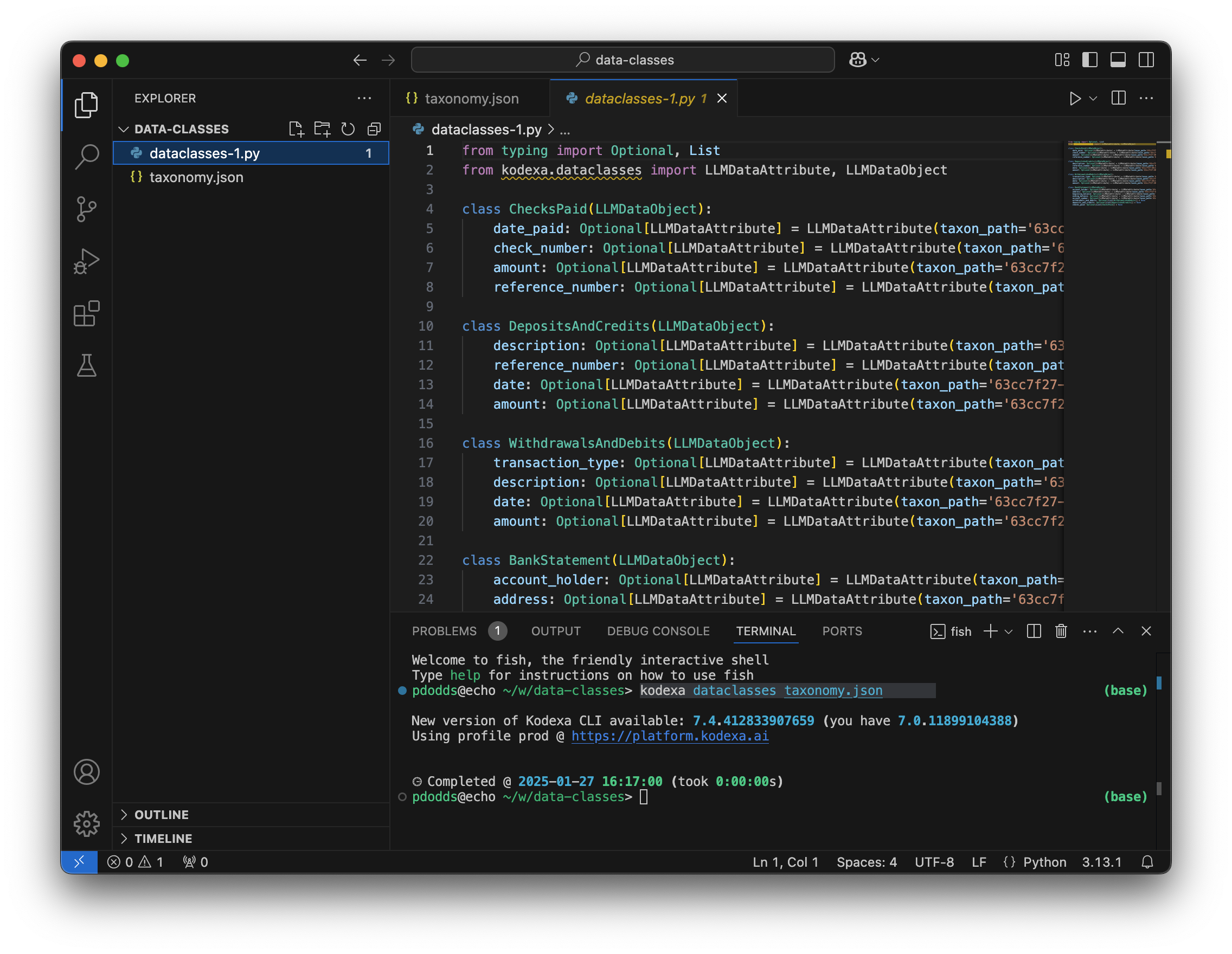 Building Data Classes 4