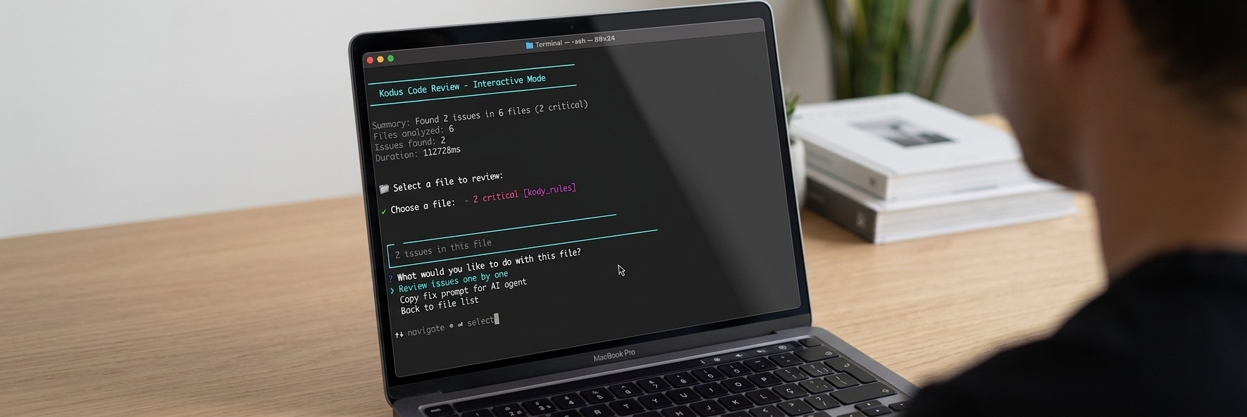 AI code review in your CLI