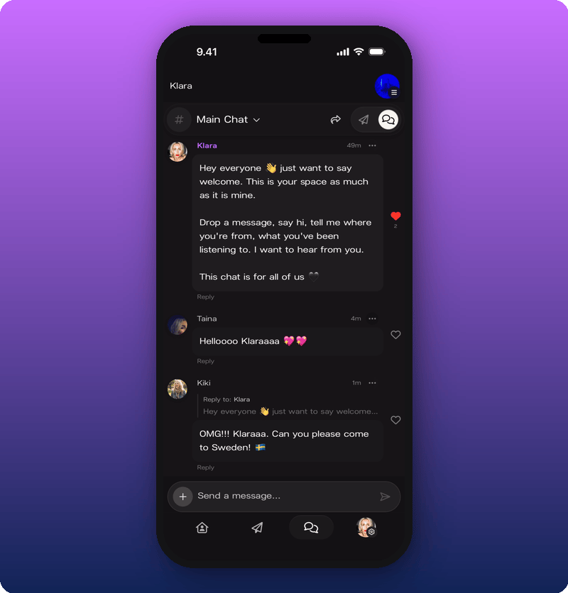Thread with replies