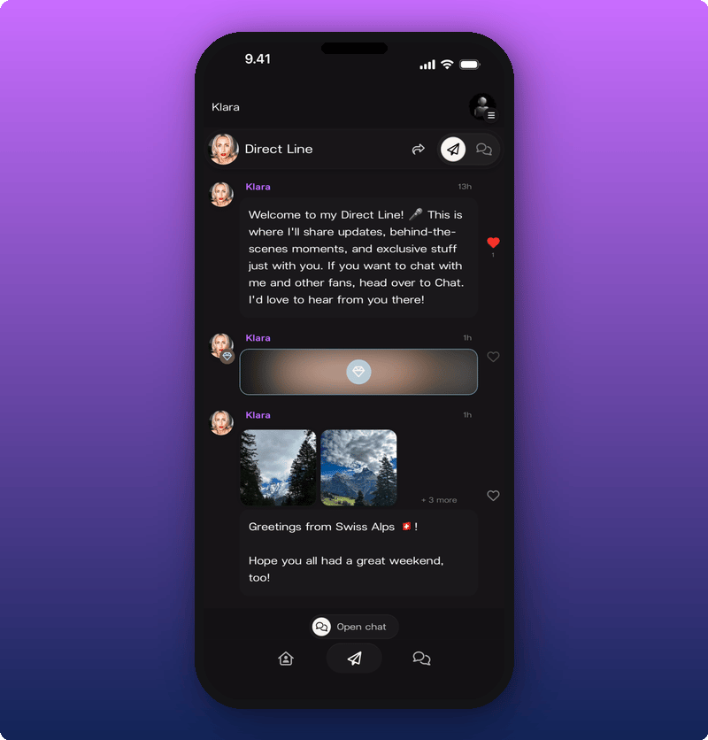 Locked subscriber-only post as a non-subscriber sees it