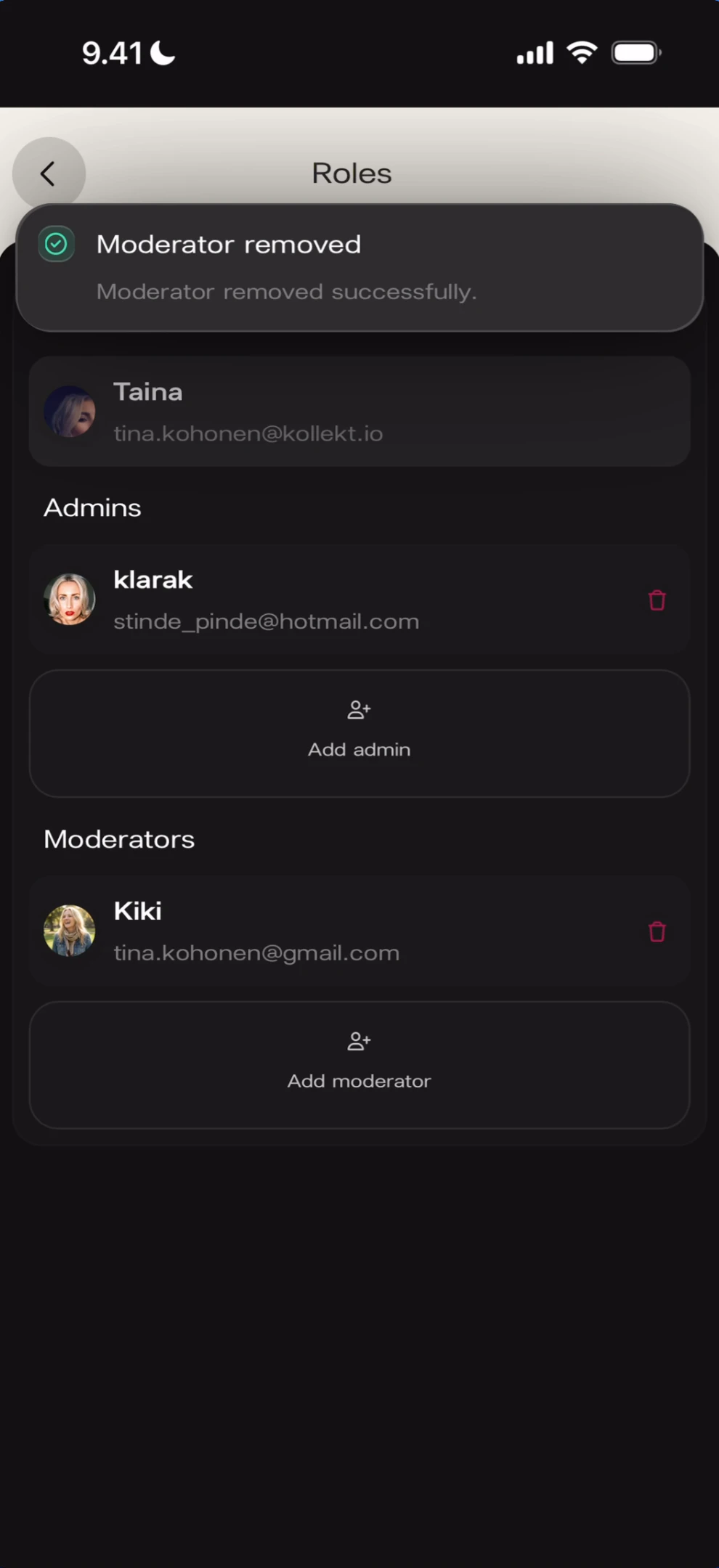 Moderator removed confirmation