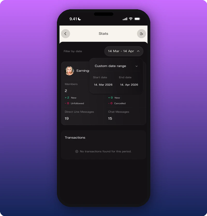 Calendar date picker
