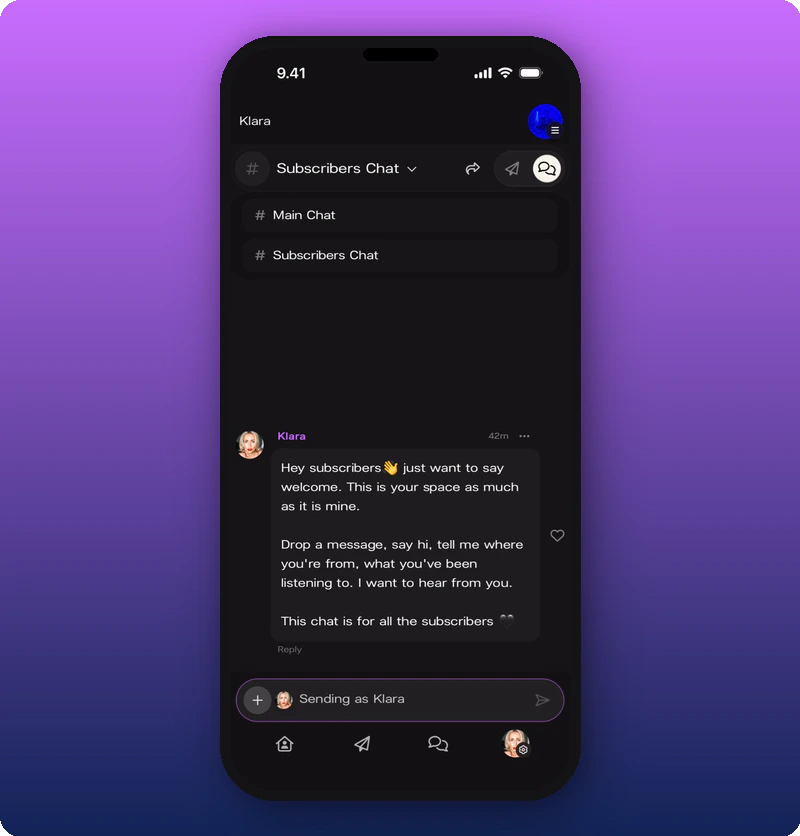 Room dropdown showing both rooms