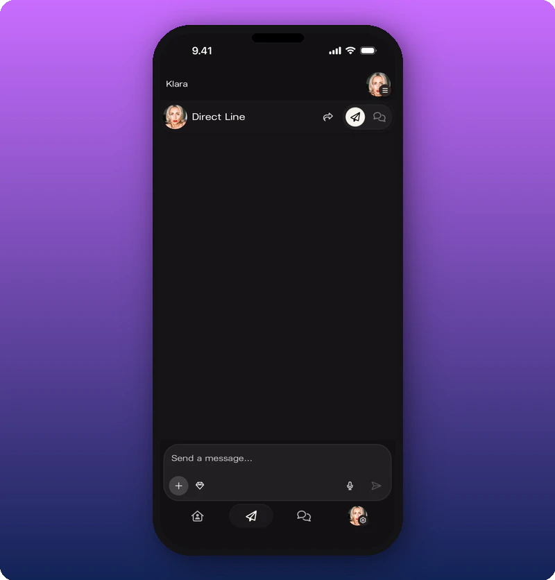 Empty Direct Line view