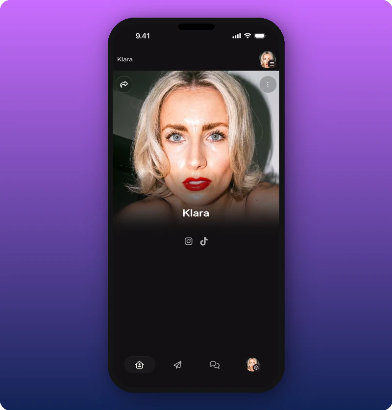 Artist Page as it appears