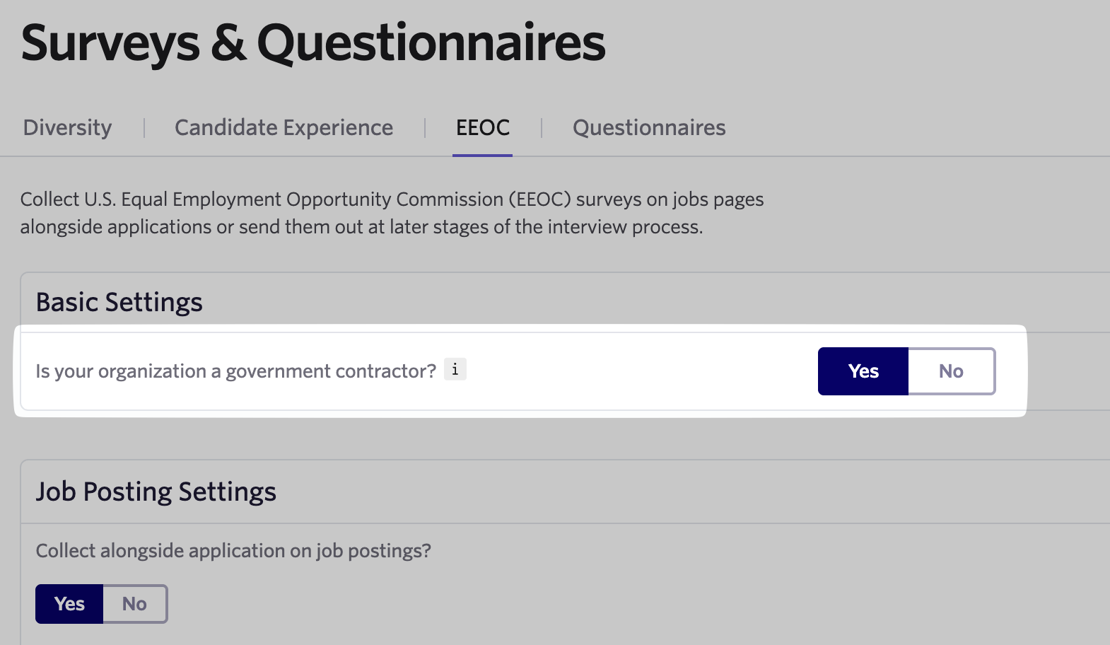 EEO questions - Kombo