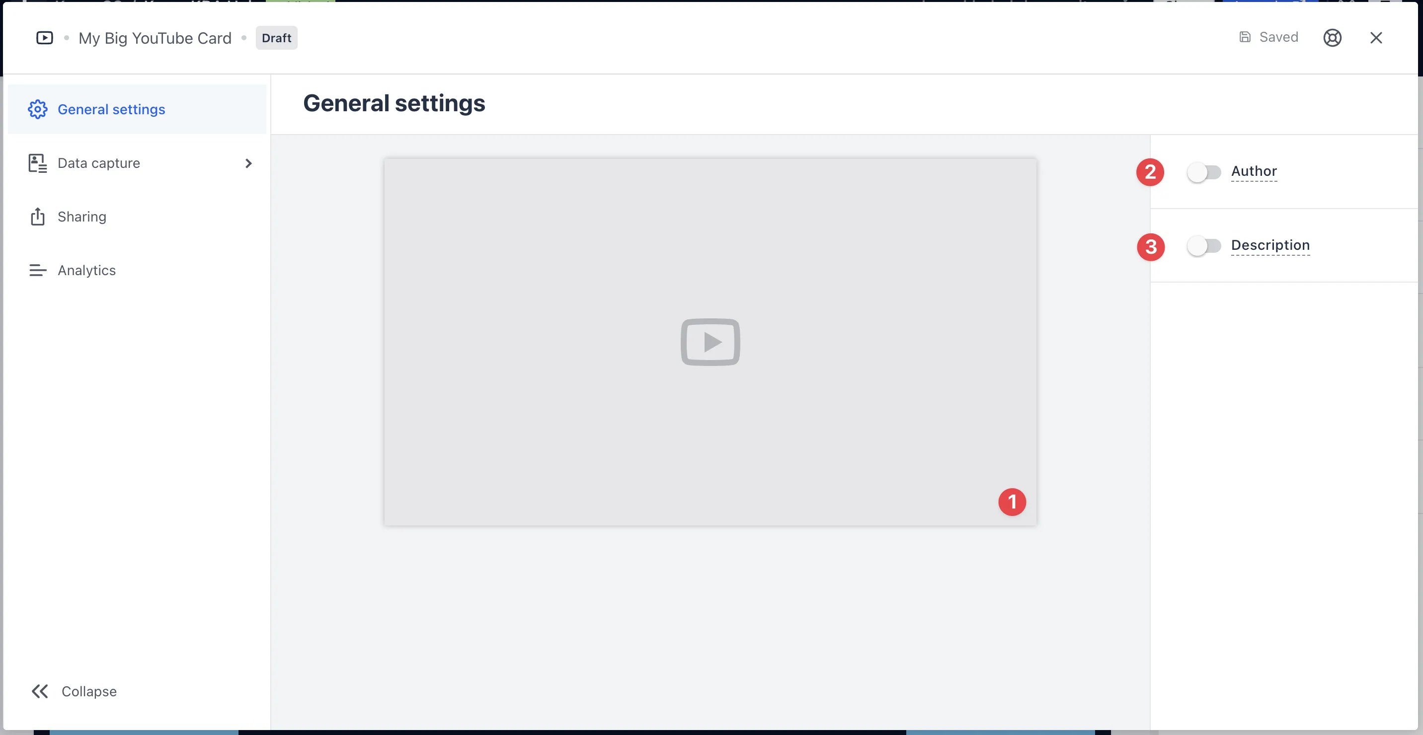 YouTube Card: step 2 — Step 2: Set up your card link