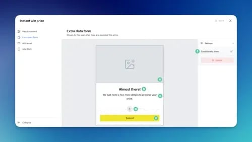 Watch to Win: option c — Step 3: Set up your Gameplay screens