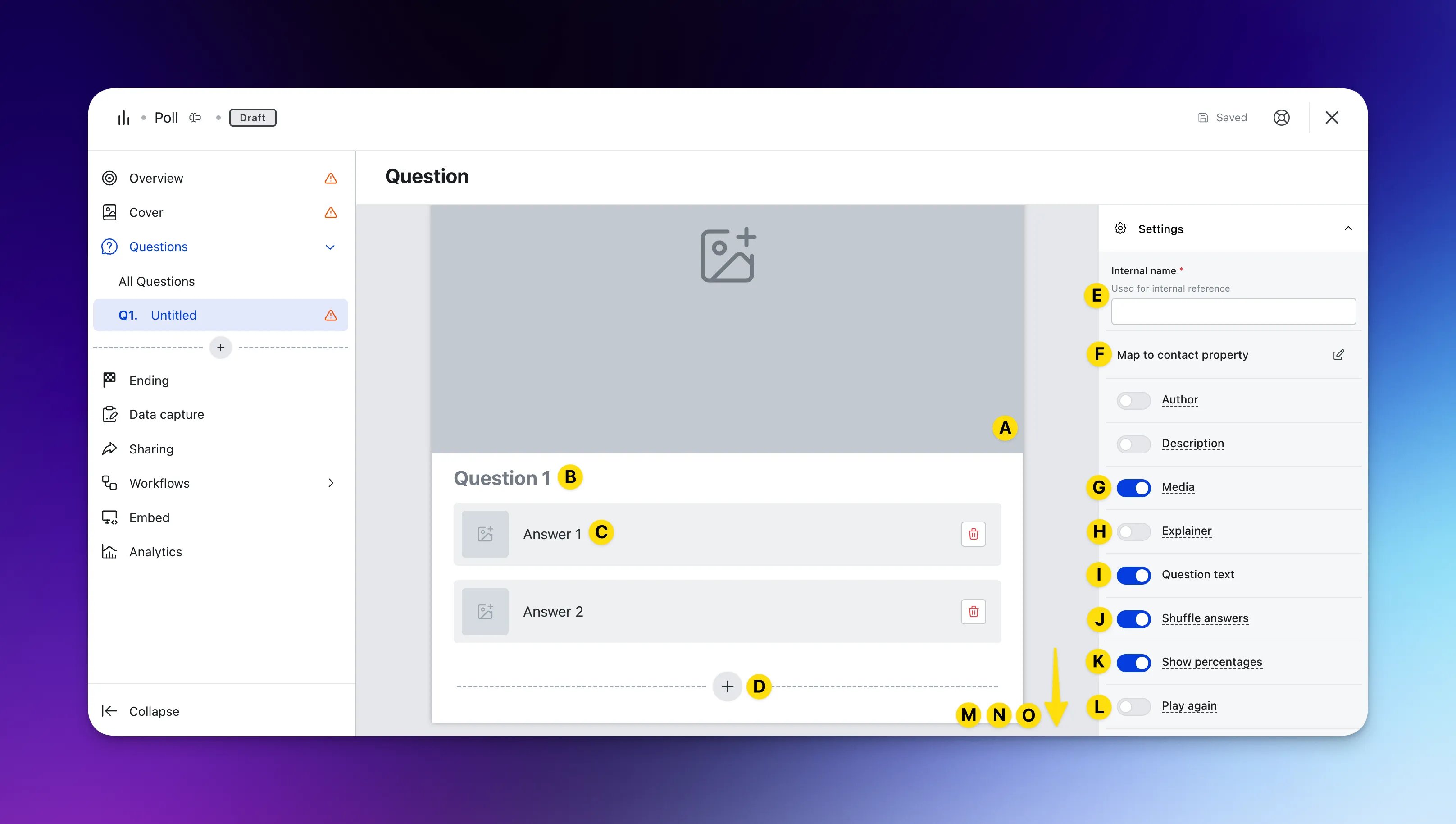 Poll: option a — Step 3: Adding Questions