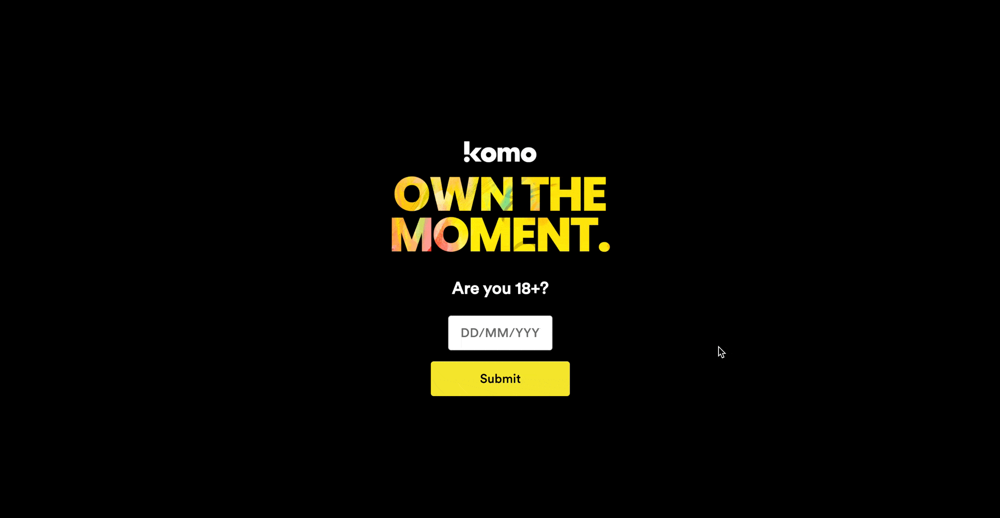 Entry Condition Screen: step 3 — Step 3: Test the feature