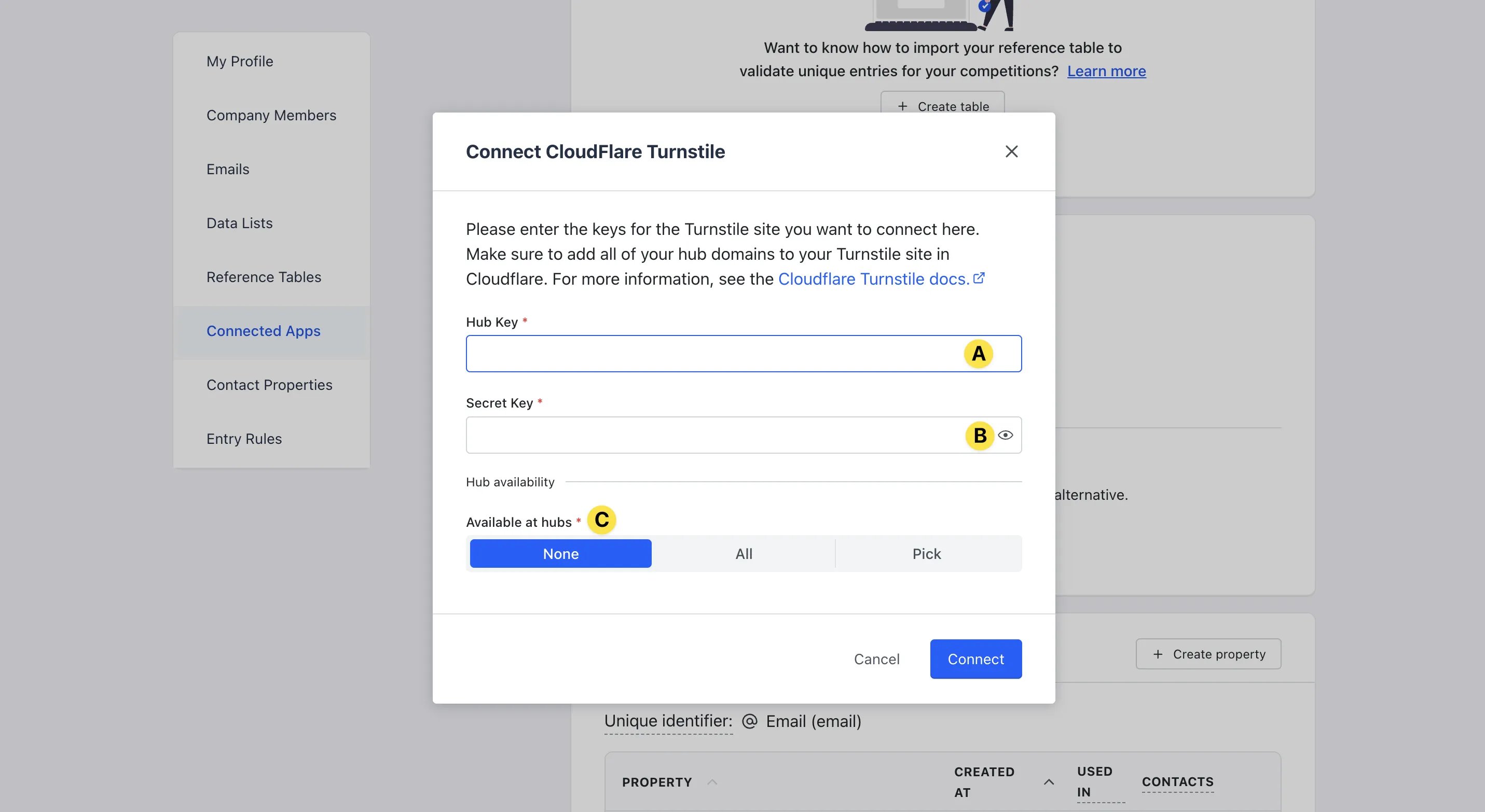 Cloudflare Turnstile: step 2 — Step 3: Enable the Cloudflare Turnstile feature