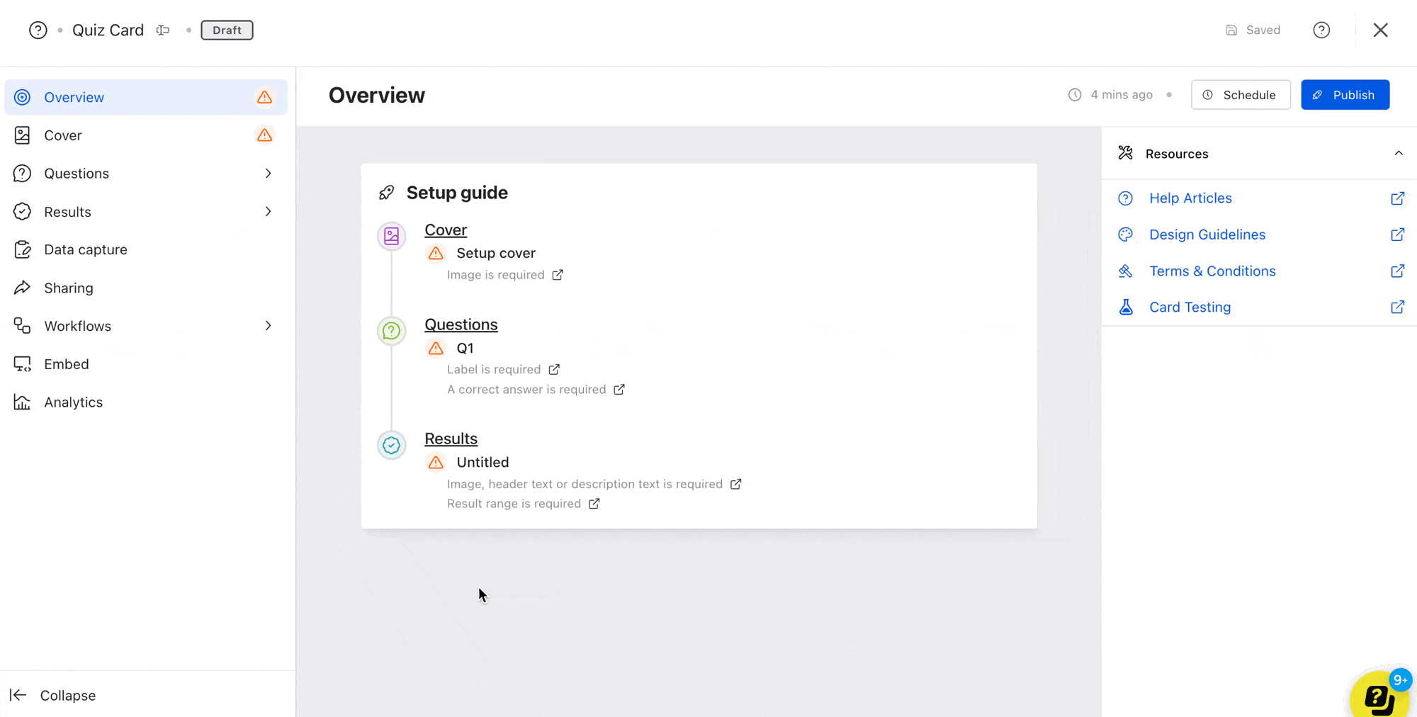 Default Data Capture Form: step 4 — Step 4: Add a Data Capture