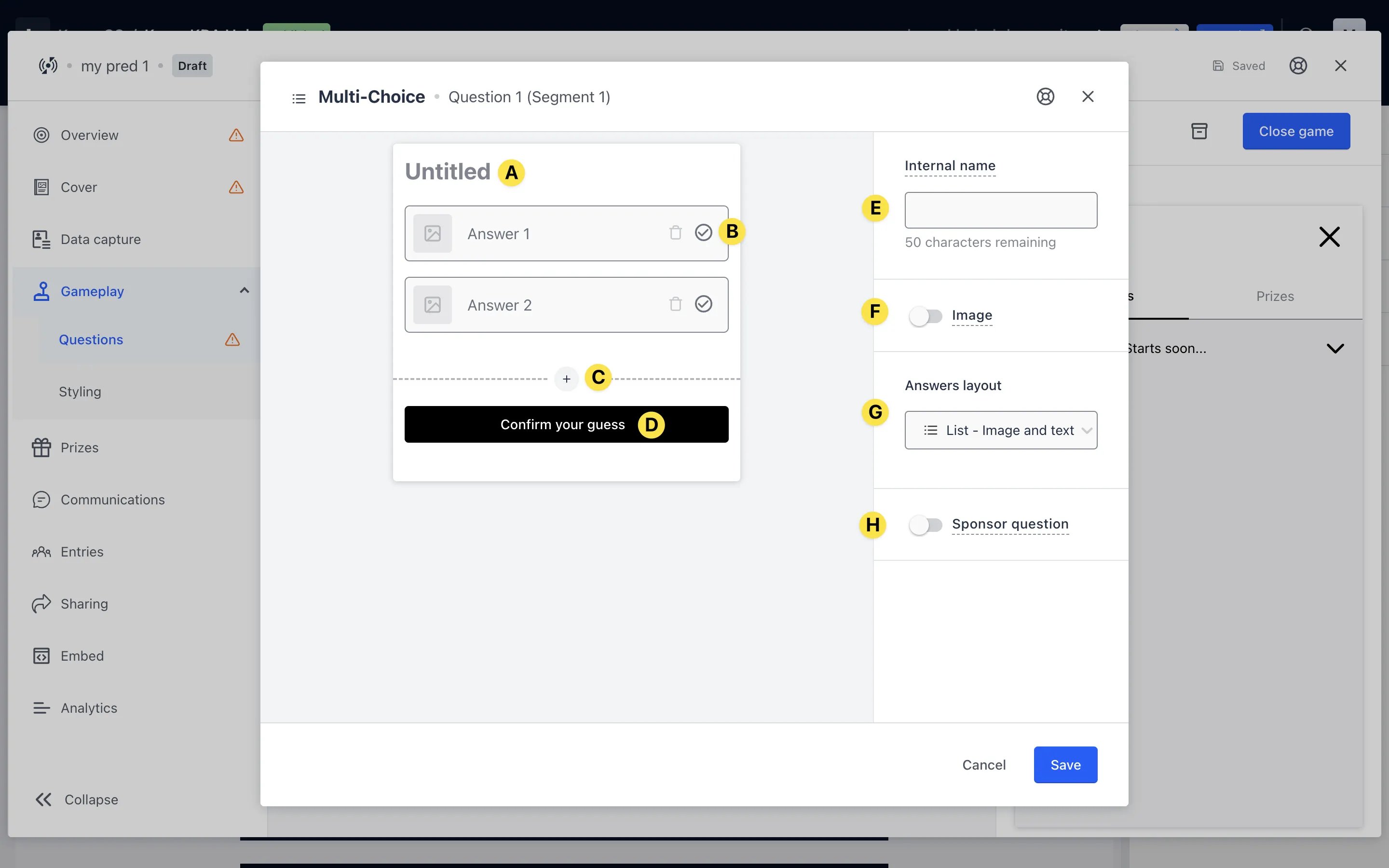 Live Predictor (Basic): option a — Step 4: Create a Segment