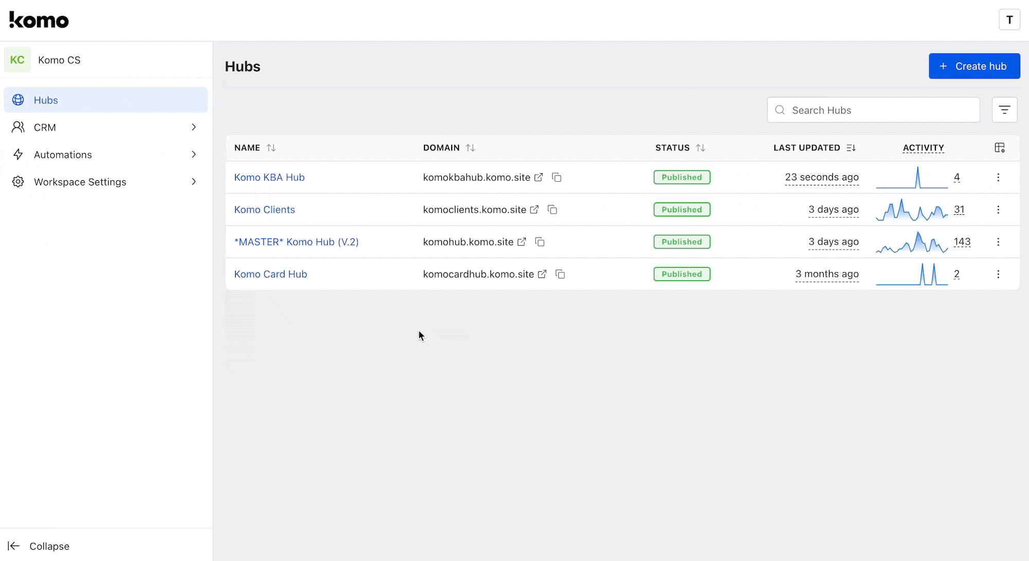 Live Trivia: step 1 — Step 1: Add a Live Trivia to your Hub