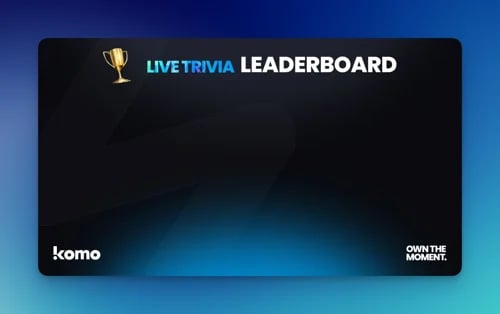 Live Trivia: option a — Step 11: Set up your Big Screens (optional)