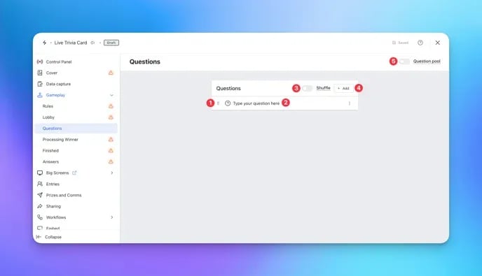 Live Trivia: step 7 — Step 7: Write your questions